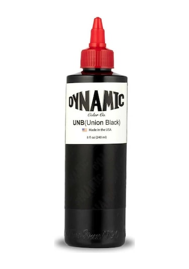 Dynamic Union Black - Siyah Tattoo Dövme Boyası - 8 Oz/240ml