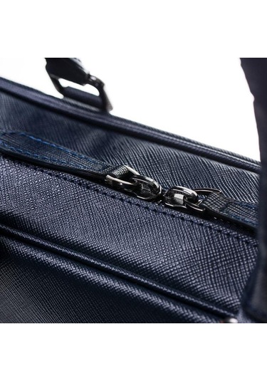 Barchello Sardis Deri Laptop Çantası Snb Mavi Renkli