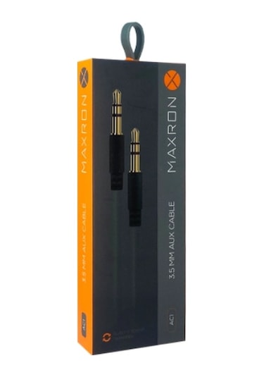 Toptan Maxron Ac1 3.5mm Aux Kablo