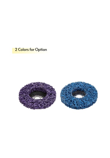 Reedark 4" Açılı Taşlama Çarkı - Boya, Pas Ve Kaynak Temizleme İçin Mavi Naylon Şerit Disk