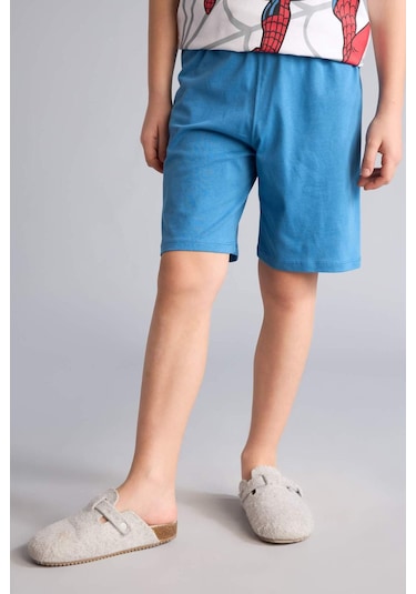 Defacto Marvel Comıcs Regular Fıt 2li Pijama Takımı Erkek Çocuk H4107a826hswt34 Beyaz-wt34