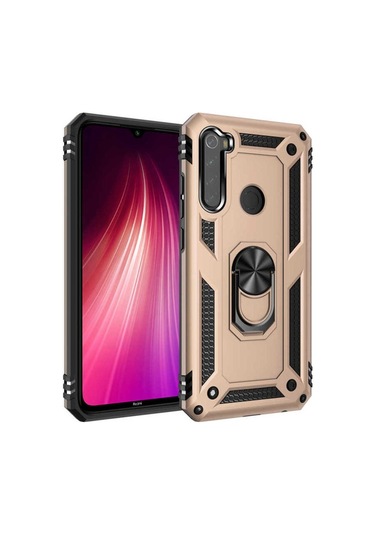 Xiaomi Redmi Note 8 Kılıf Zore Vega Kapak Gold