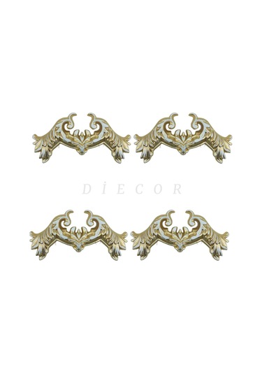 Diecor Dekoratif Polimer 2,5 Cm Duvar Çıtası Uyumlu Köşe Motifi Patina 2,5 Cm Model:xa26