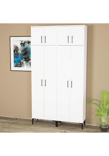 Kalender Dekor Alba-1-3-4-4 Alb01 Portmanto Vestiyer Ayakkabılık