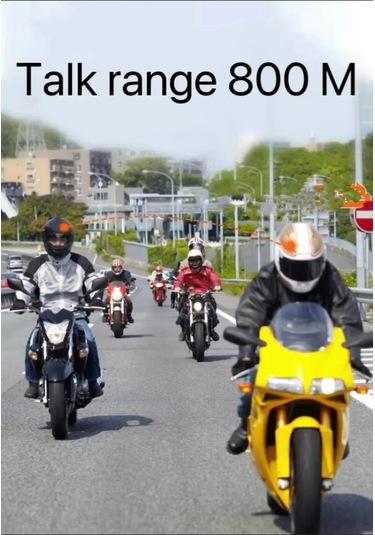 Bt62 Motosiklet Kask Kulaklığı Bluetooth Intercom 2 Intercom Bağlantılı