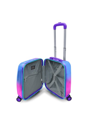 Coral High Mor Turuncu Pembe Ren Geçişli Mini Kabin Boy Çocuk Ve Yetişkin Valizi - 16791 Çok Renkli