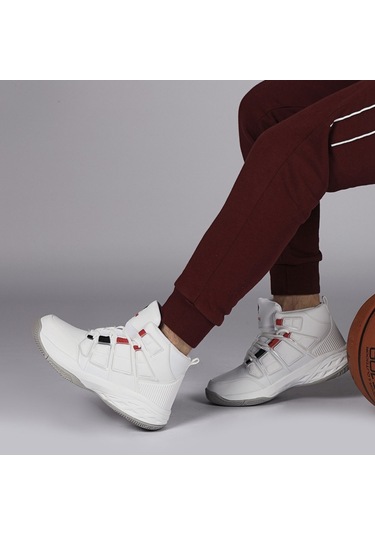 Jump 26626 Unısex Basketbol Ayakkabı Beyaz