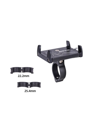 Ztto Z91 Mtb Bisiklet Telefon Tutucu Alüminyum Alaşımlı Bisiklet Gidon Montaj Cep Telefonu Braketi - Kırmızı