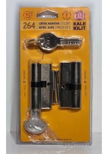 Kale Tuzaklı Ortak Anahtarlı Bilyalı Kilit