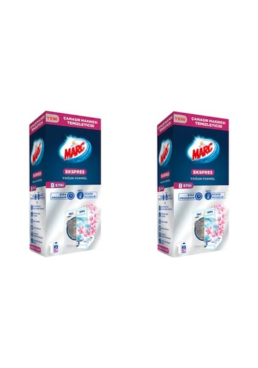 Marc Çamaşır Makinesi Temizleyici Express Yoğun Formül 2 x 250 ML