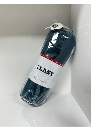 Clasy Ranforce Lastikli Çarşaf Seti Tek Kişilik Düz Lacivert Çok Renkli