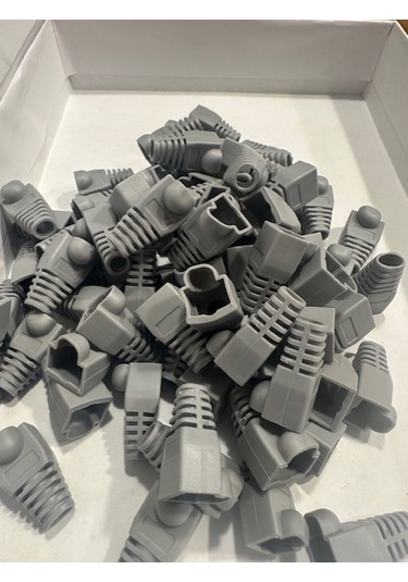 Gri Rj45 Kılıf Gri Cat6 Kılıf Gri Cat5 Kılıf 100 Adet