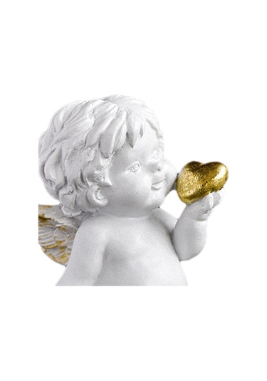 Suntek Melek Heykeli Beyaz Masaüstü Süs Aşk Tanrısı