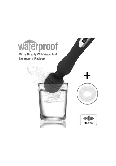 Teltree 360 Bükülebilir Başlı, 12 Ayarlanabilir Seviyeli, Su Geçirmez Kadın Masaj Aleti - Usb Şarjlı