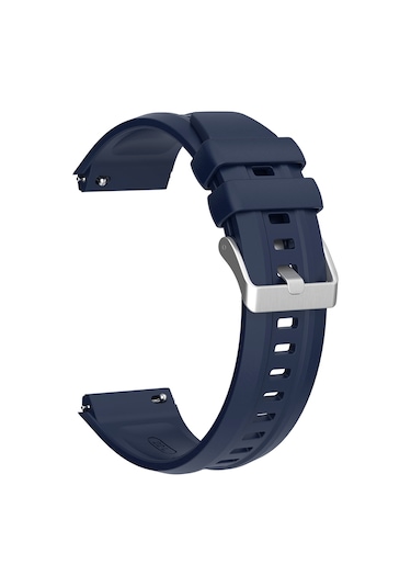 Kilifone - Huawei Watch Gt5 Pro 46mm Uyumlu - Kordon Silikon Kordon Strap Kayış Krd-130 - Buz Mavisi