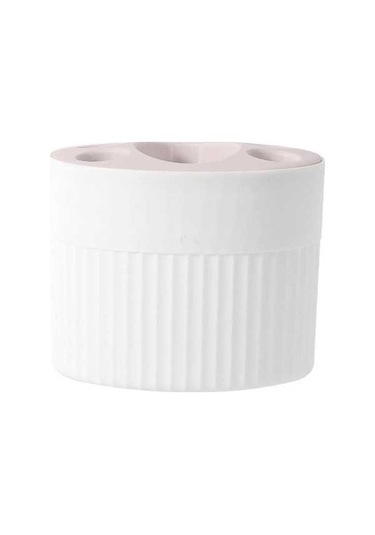 Pazly Ve Tutucusu Suntek Macunu Fırçası Diş Bölmeli Beyaz Aile 5 Tt Beyaz