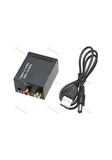 Dijital To Analog Optik 5057P 3.5Mm Ses Tos Rca Dönüştürücü Adaptör