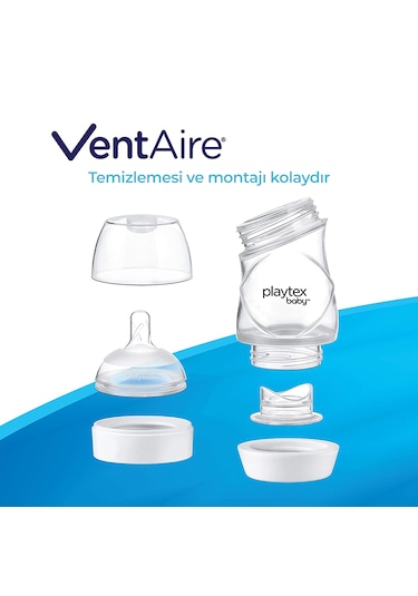 Playtex Ventaire Biberon,kolik &  Önleyici, 266ml,3ay