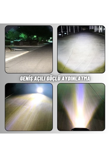 Off Road Led Çalışma Ve Tampon Sis Lambası 1 Adet 12-24v Traktör