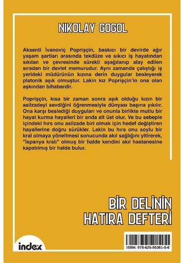 Bir Delinin Hatıra Defteri Yeni Çeviri / Nikolay Gogol