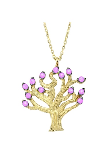 Altın Dilek Ağacı Kolye As1051Klt2 Altınsepeti