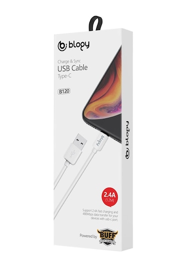 Buff Blogy Type -C 2.4A USB Kablo
