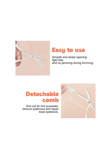 3 Parçalı Kaş Seti: Tarak, Hilal Ve Bıçaklı Kaş Tıraş Bıçakları İle Kaş Düzeltici Kadınlar İçin Hassas Kaş Düzeltme Beauty Too Diğer