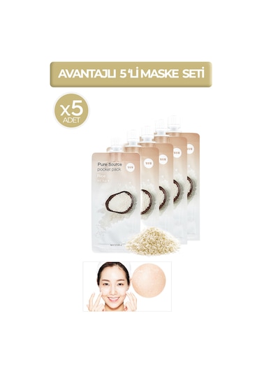 Missha Ölü Derileri Arındıran Aydınlatıcı Pirinç Peeling Set 10 ML x 5