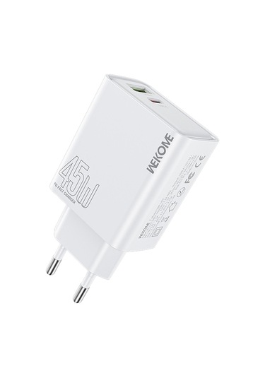 Ab Fiş Wk Wp-u64 45w Kinkong Flash Şarj Usb + Tip-c Portu Hızlı Şarj Cihazı Diğer