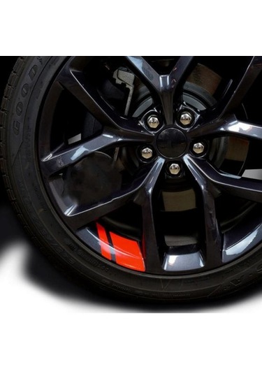 Mavi 6 Adet Mükemmel Tekerlek Zarif Modifiye Jant Etiket Şekillendirici Oto Oto Moto Tekerlek Göbeği Yansıtıcı Çıkartmalar