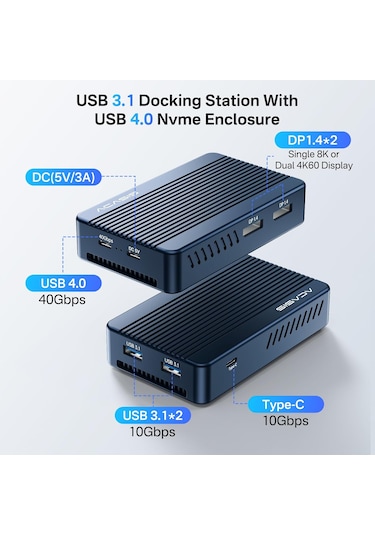Acasis TBU405 PLUS 6 İn 1 Thunderbolt4 USB