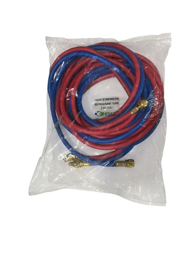 500 Cm Klima Cihazı Hortum Seti Mavi Ve Kırmızı 5mt