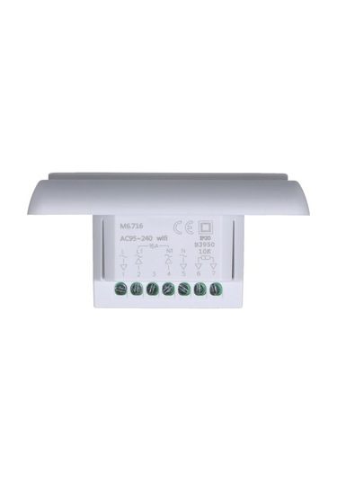 Novahub Wi-fi Programlanabilir Akıllı Termostat Dahili Sensör Lcd Ekranlı Dijital Sıcaklık Kontrol Cihazı App Uzaktan Kumanda