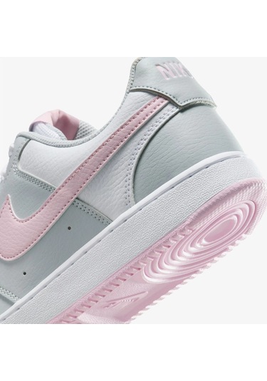Nike Court Vision Lo Nn Kadın Sneaker Ayakkabı Beyaz Gri Beyaz Gri