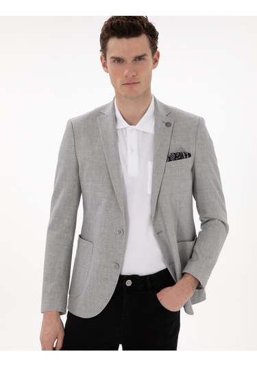 Pierre Cardin Erkek Gri Ceket 50302432-vr024 Gri