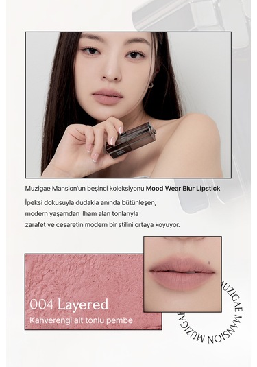 Muzigae Mansion Moodwear Blur Lipstick 004 Layered