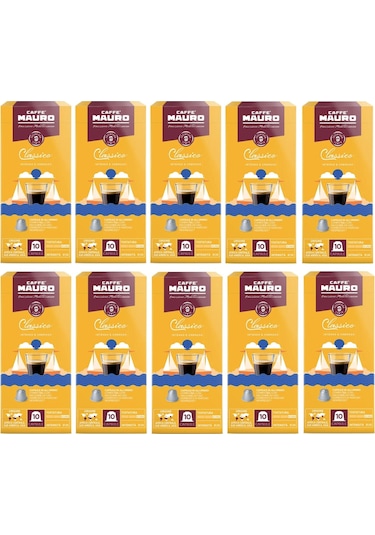 Caffe Mauro Classico Nespresso Kapsül Kahve 100 Kapsul Kapsül Kahve