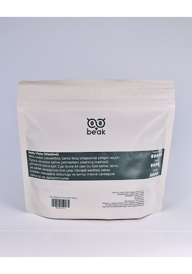 Guatemala Bella Vista Çekirdek Kahve 250 Gr , %100 Arabica Çekirdek Kahve