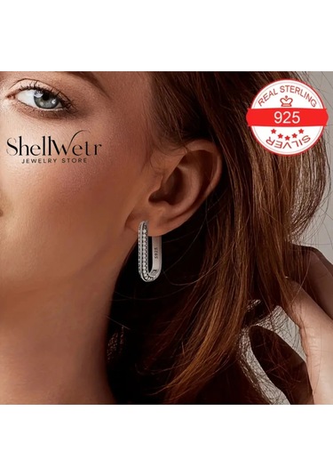 Elite Küpe Sevgililer Günü , Annenize Verilecek En Güzel 925 Ayar Gerçek Gümüş Hediye Çok Renkli