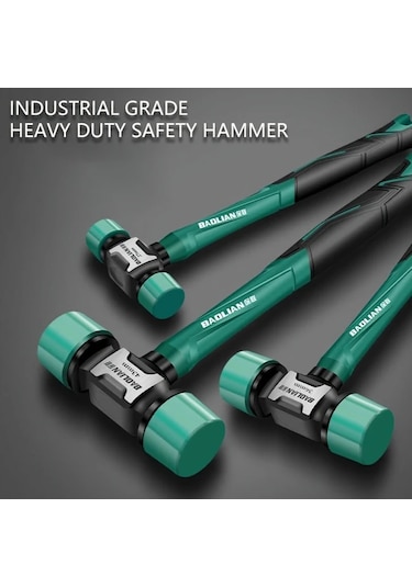 Willowhaven Kaymaz Tutamaklı 27mm Kauçuk Çekiç Dayanıklı Metal Başlı Zemin & Fayans