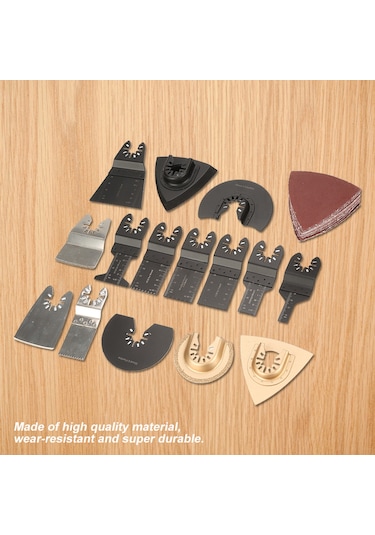 40 Adet /takım Salınan Testere Bıçağı Çoklu Araç Kiti Siyah