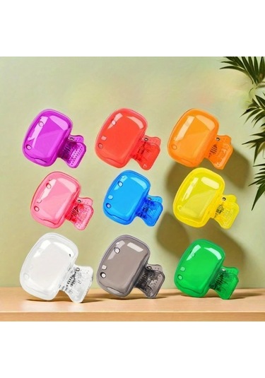 Willowhaven 9 Parça Renkli Seyahat Diş Fırçası Kılıfı Seti - Kurutma Delikli Taşınabilir Koruma