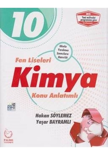 10.Sınıf Fen Liseleri Kimya Konu Anlatımlı - Hakan Söylemez -  Yaşar Bayramlı - Palme Yayınları