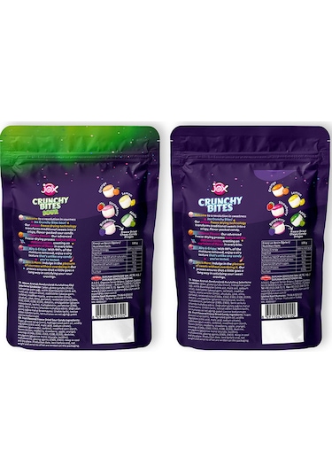Jox Crunchy Bıtes Deneme Paketı 1 Meyvelı + 1 Ekşı
