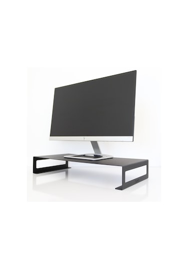 Hansdo SMS1BL Metal Monitör Standı Yükseltici Siyah
