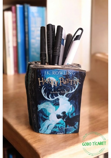 Harry Potter Ve Azkaban Tutsağı Kitabı Şeklindeki Kalemlik 10 X 8