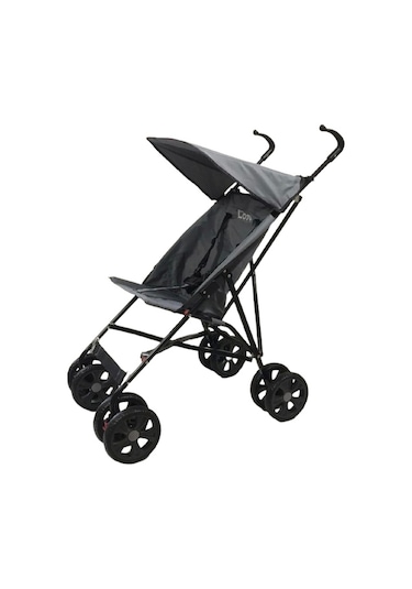 Loove Bebe Trager Baston Bebek Arabası Gri