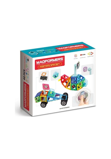 Magformers Mıknatıslı Mystery Spin Set - 40 Parça
