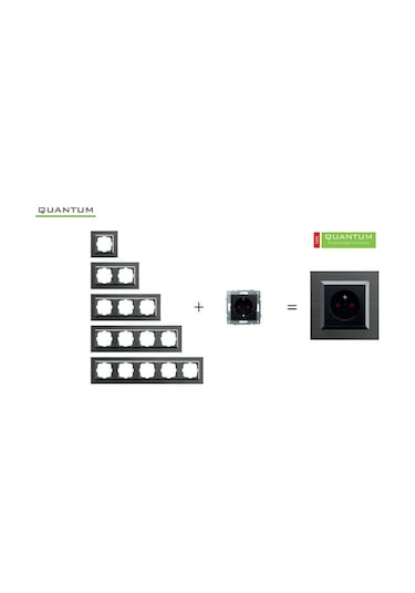 Ovivo Quantum Inox Üçlü Çerçeve