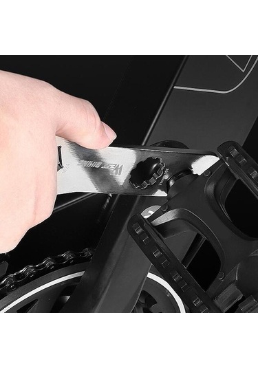 Pazly Dağ Bisikleti Pedal Sökücü Anahtarı - Sökme Onarım Aleti - Arjantin Model Gri